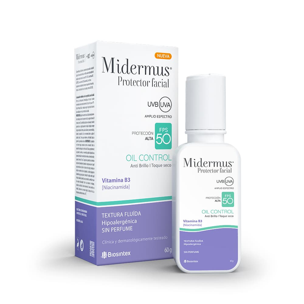 MIDERMUS PROTECTOR FACIAL FPS 50 OIL CONTROL